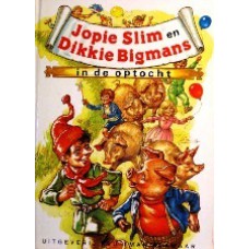 Jopie Slim en Dikkie Bigmans in de optocht