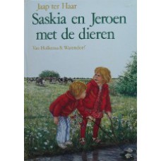 Saskia en Jeroen met de dieren