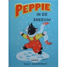 Peppie in de sneeuw