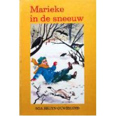 Marieke in de sneeuw