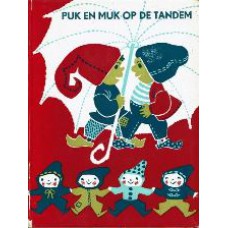 Puk en Muk op de tandem