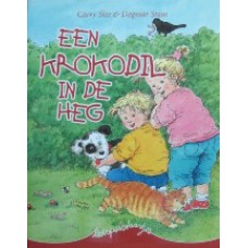 Een krokodil in de heg